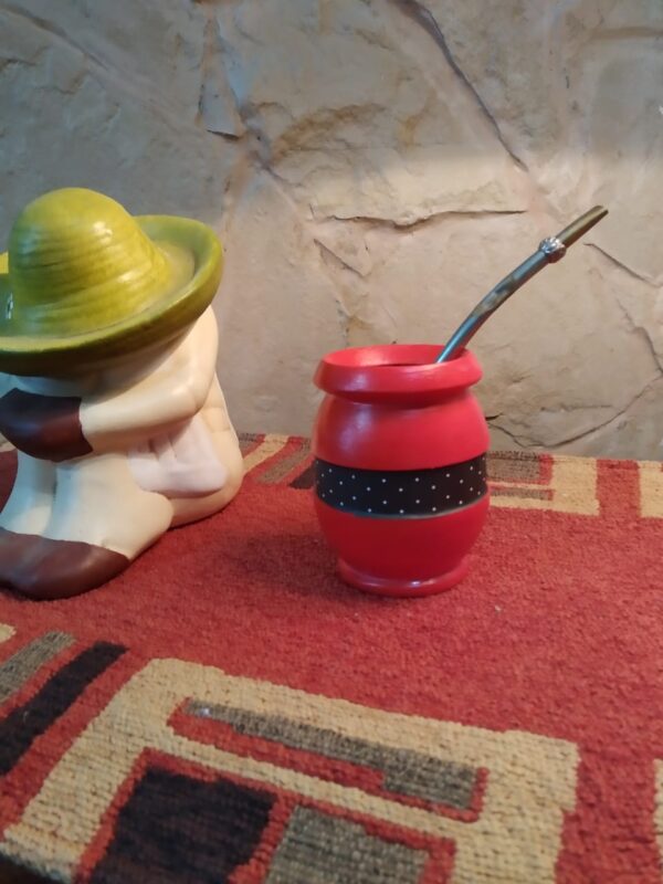 Mate Calden de color con guarda pampa - Imagen 9